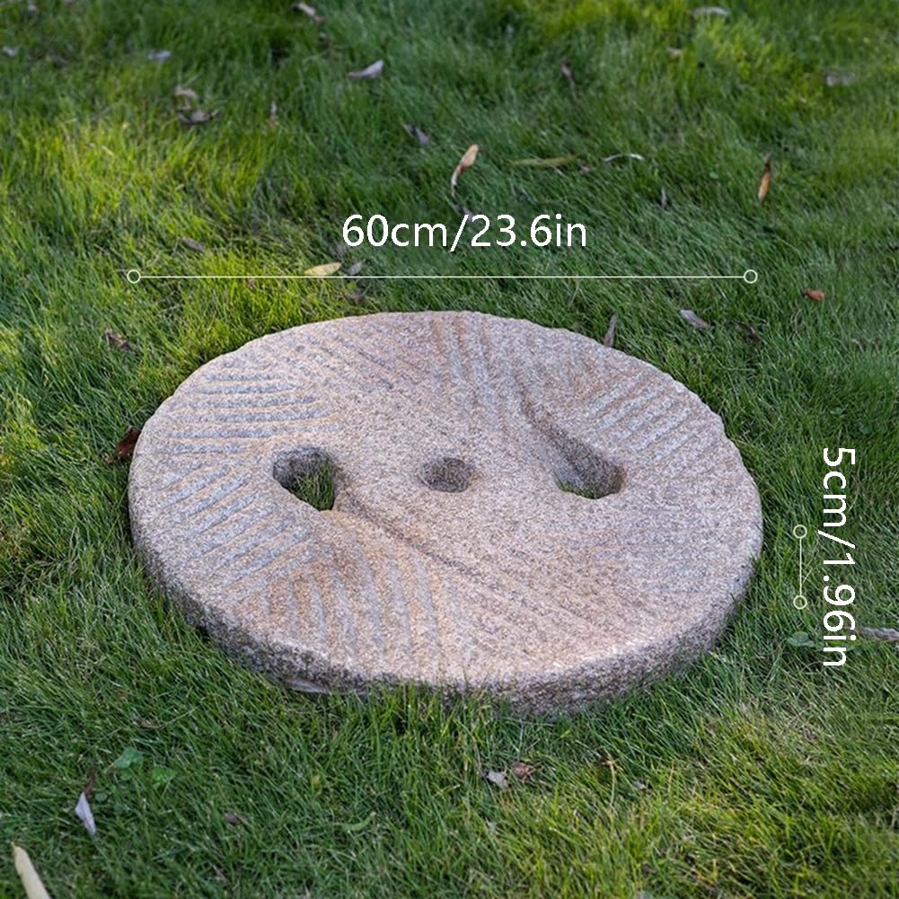zktoermn Pas Japonais pour Cour et pelouse, Pas Japonais décoratifs pour Jardin, Dalles de Chemin pour Patio — Idéal pour Jardin, allée, pelouse et arrière-Cour.(60x5cm)