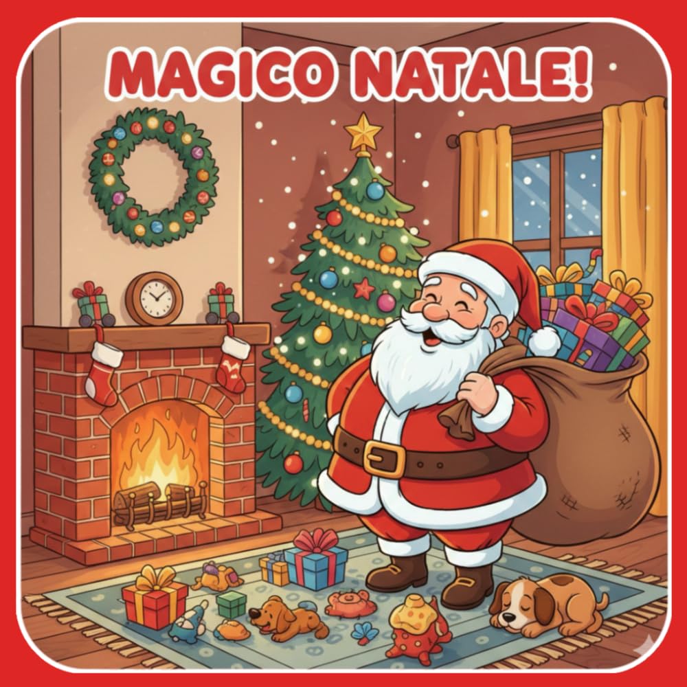 Magico Natale: Libro da colorare
