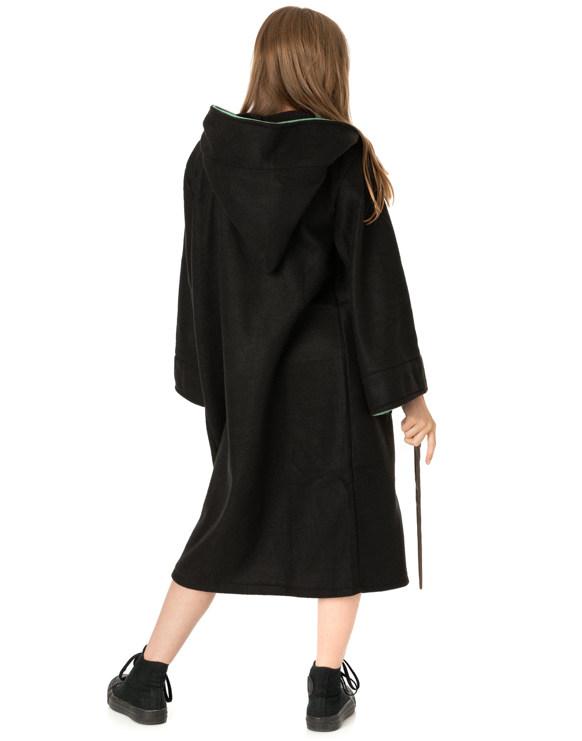 Harry Potter Płaszcz dla dzieci | Chłopcy Dziewczęta Gryffindor LUB Slytherin Cape Opcje | Hogwart House Uniform Replika Kostium | Magiczny fantazyjny strój