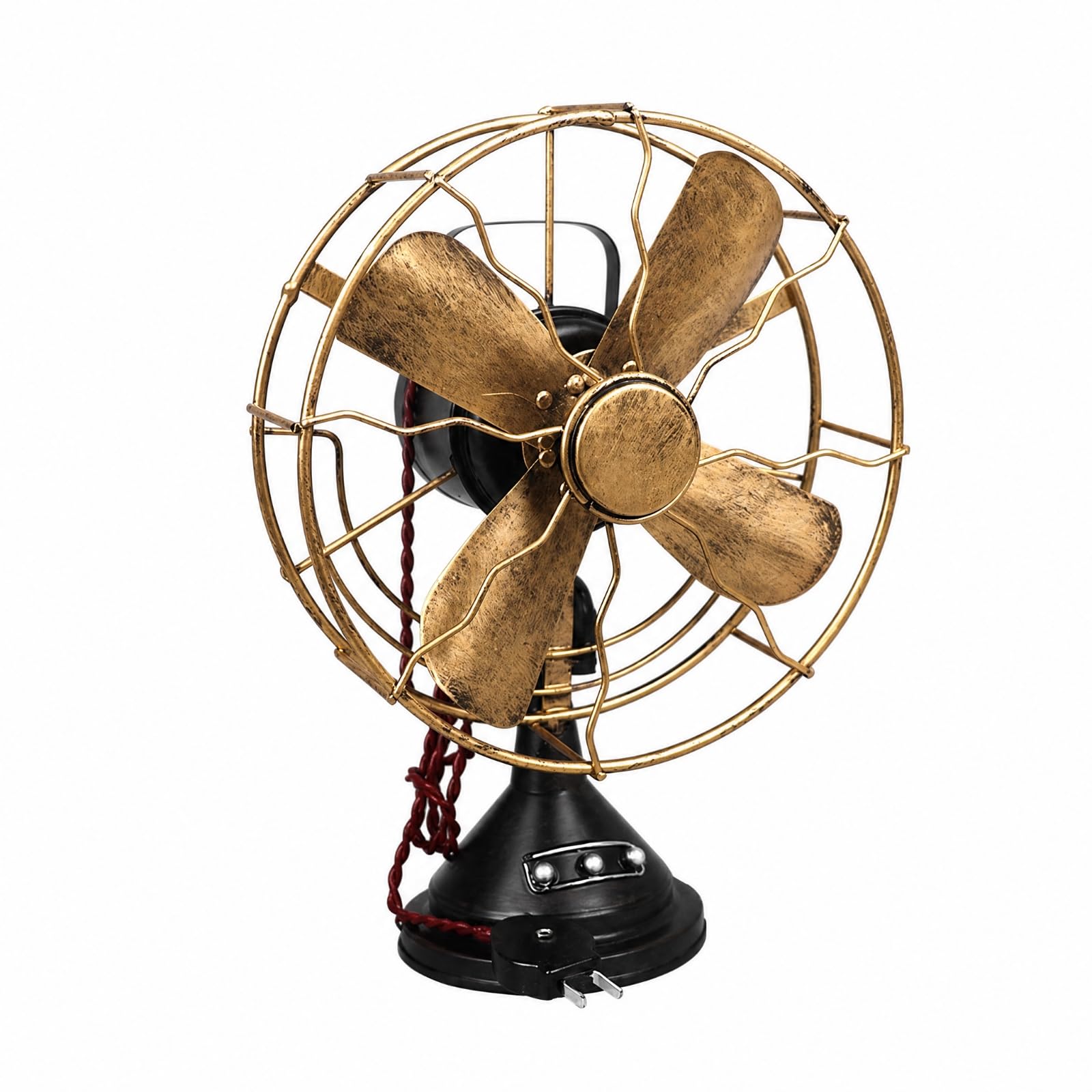 Eléctrico Vintage Hojalata Compacto Estable para Restaurantes, Semi Dorado