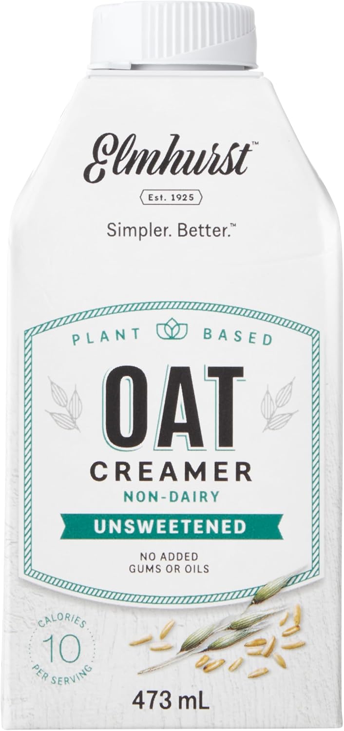 Elmhurst Unsweetened Oat Creamer 6x473 ML Amazon.ca Grocery