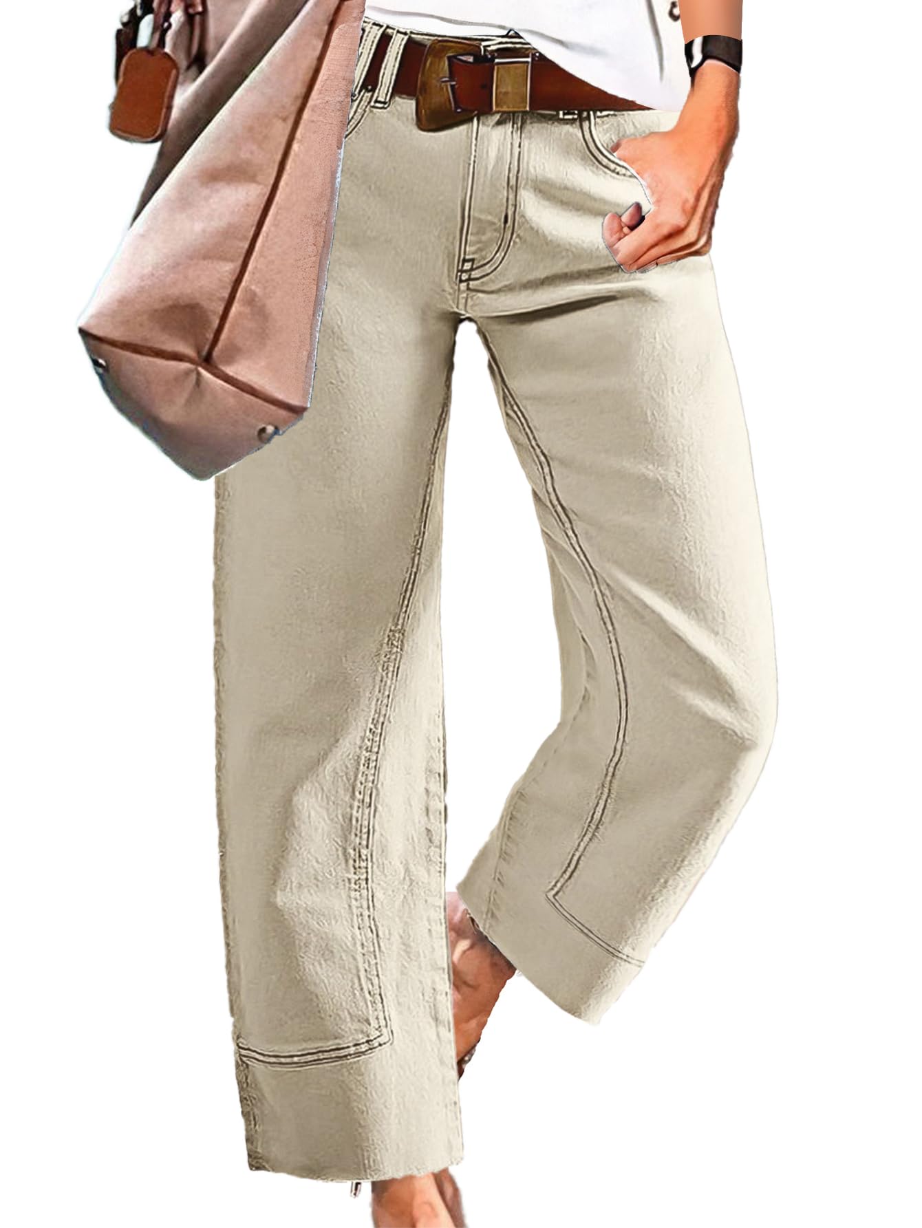 Flamingals Butt Lifting Leggings for Women High Waisted Workout Jeggings Cargo Leggings with Flap Pockets