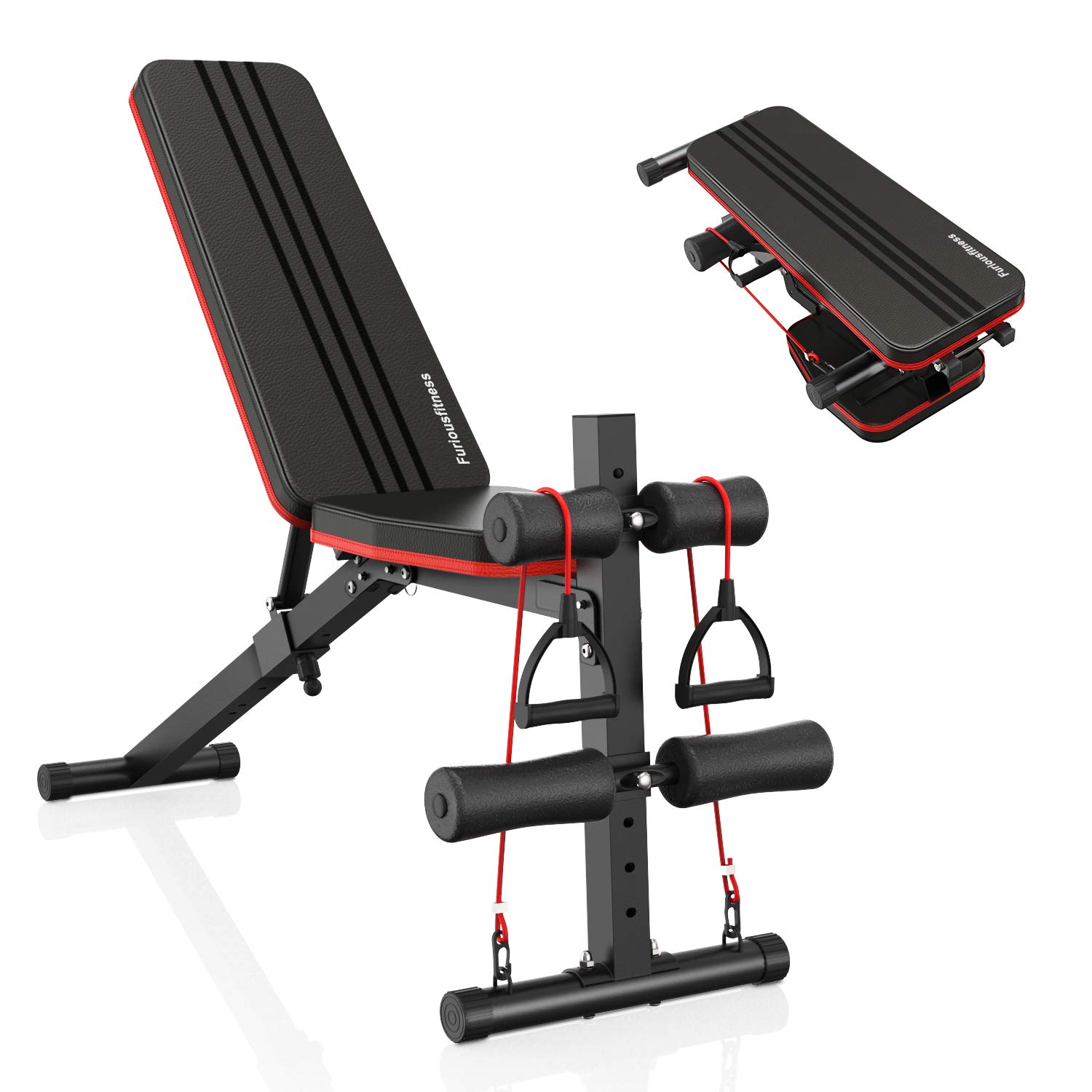 Buy Furiousfitness Adjustable Weight Bench7 Backrest Positions