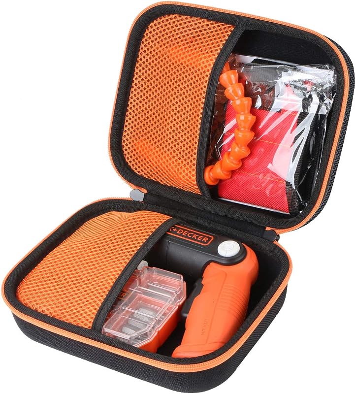 Aenllosi Hard Case for BLACK+DECKER 4V MAX Cordless Screwdriver BDCSFL20C | EVA Hard Shell, Impact Resistant Protection, Crush Resistant Protection, Water Resistant Protection, Case Only