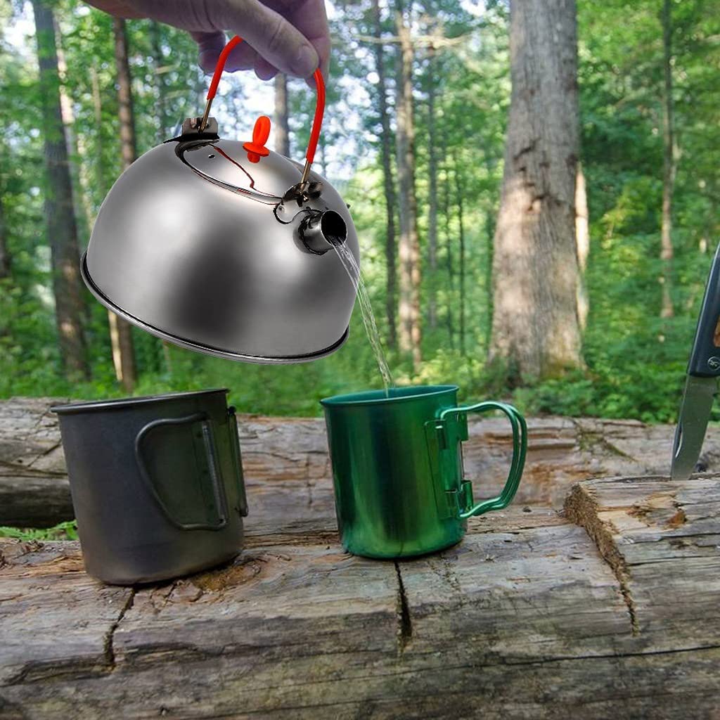 Camping Kettle Small Electric Kettle Stainless Steel,