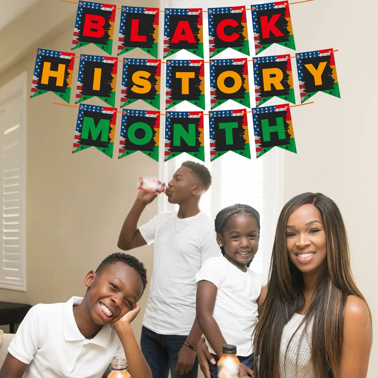Black History Month Banner 72" X 48" Decorations Famous