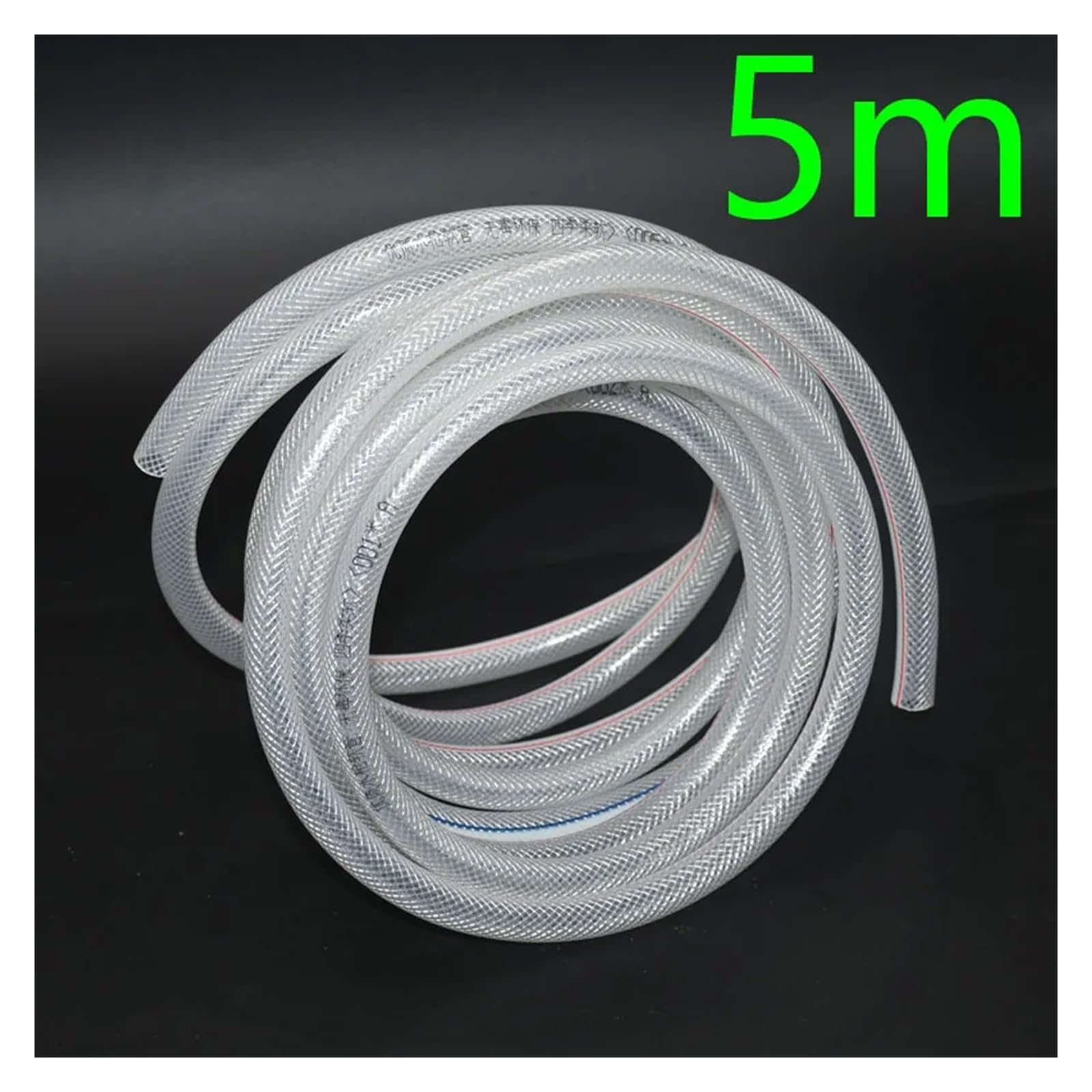 Generico Forniture per Il Giardino Tubo Flessibile da Giardino da 1/2" Tubo da irrigazione da Giardino in PVC da 16 mm per l'irrigazione di Serre e autolavaggi Tubo da Giardino da 5 m e 8 m