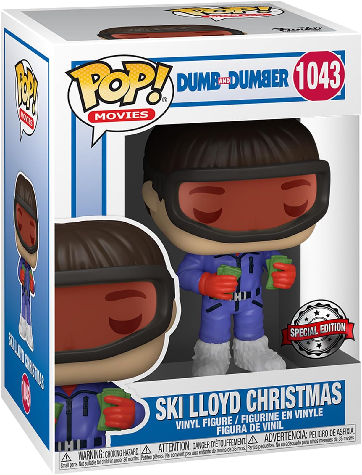Funko POP! Movies: Dumb & Dumber - Ski Lloyd Christmas - Dumb and Dumber - Collectable Vinyl Figure - Gift Idea - Official Merchandise - Toys for Kids & Adults - Movies Fans