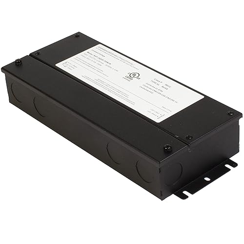 Miniatura 7 de Controlador regulable Triac de 24 V con certificación UL de 200 W, 110 V - 277 V, transformador de CA, fuente de alimentación de voltaje constante
