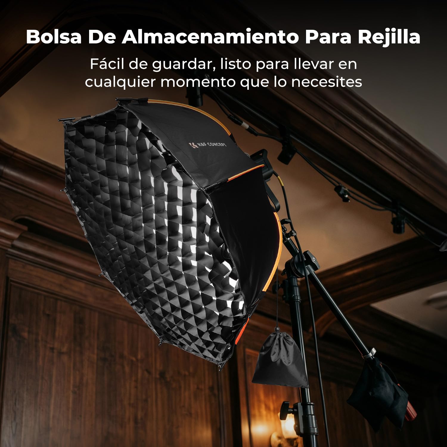 K&F CONCEPT Box de luz Octogonal de Montaje rápido de 90 cm