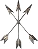 Redwix Arrow Wall Decor Large 3-Set, 14ʼʼ Metal Arrows for Western Decor, Farmhouse Native American Wall Decor