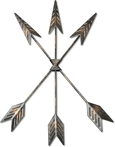 Redwix Juego de 3 flechas para decoración de pared grandes, flechas de metal par