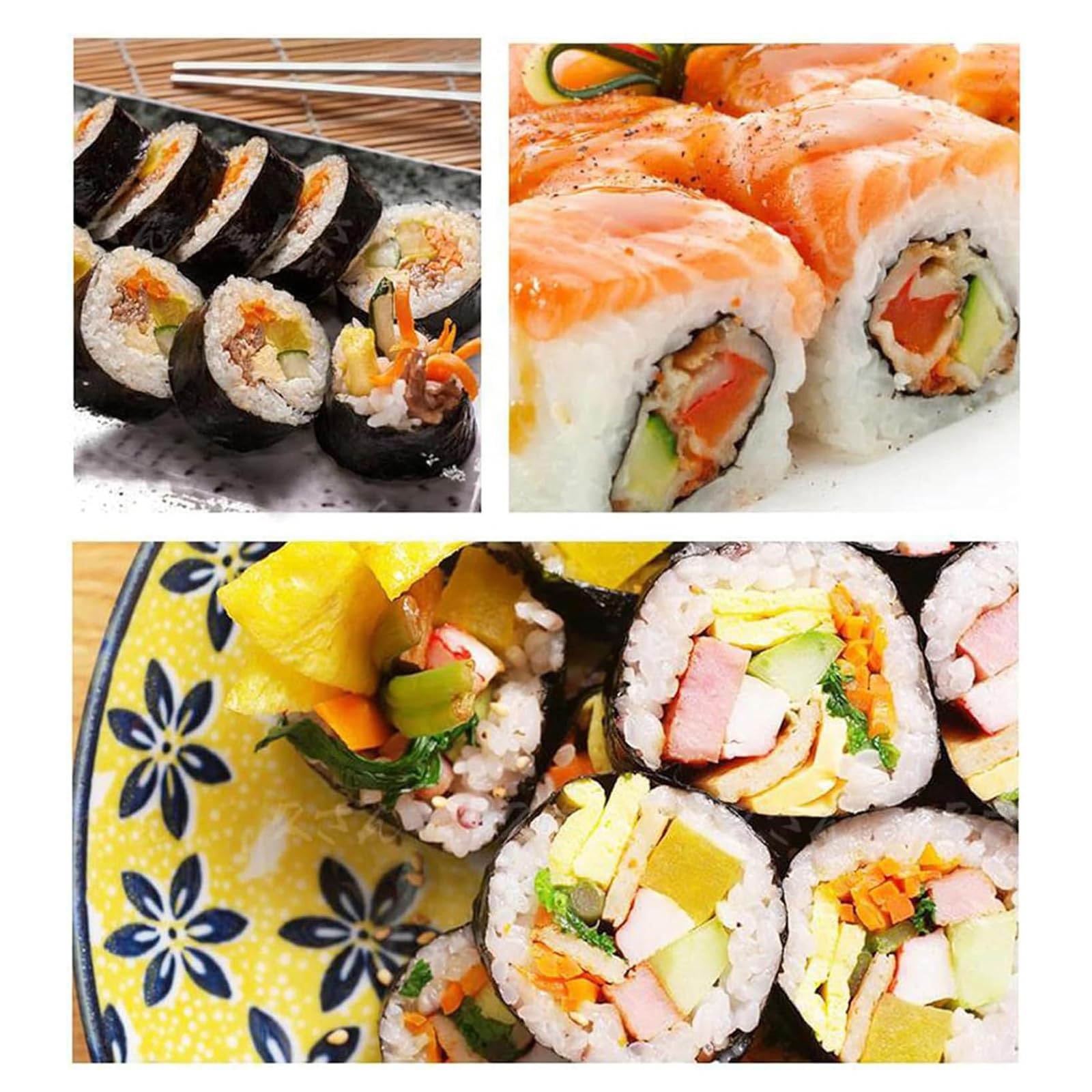 Cortador de pepino para sushi, máquina de palitos de zanahoria con 3 cuchillas, acero inoxidable 304, diseño en ángulo, para ensaladas, preparación de comidas
