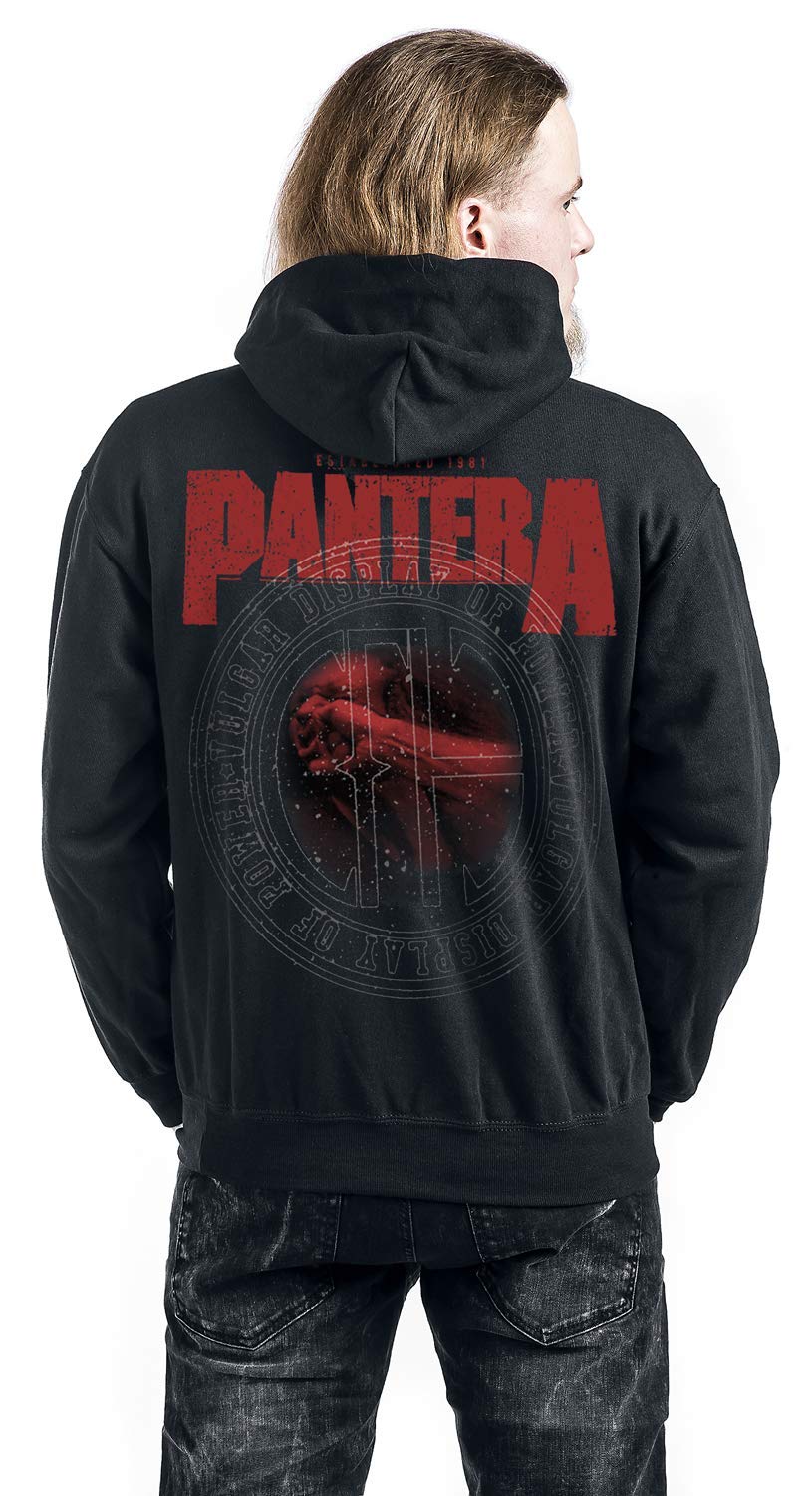 Pantera Vulgar Display of Power Männer Kapuzenpullover schwarz