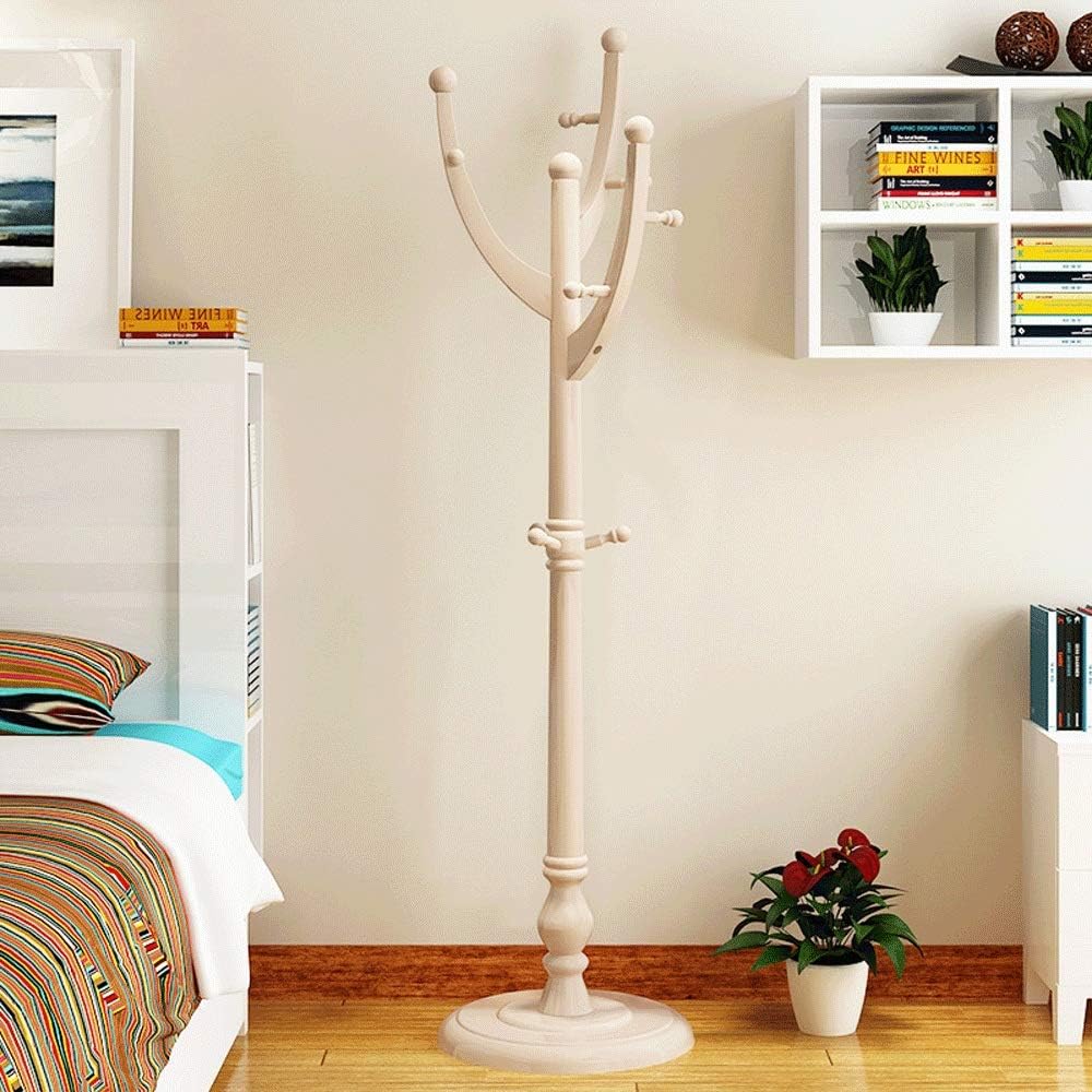 Coat Rack Free Standing Coat Rack Wooden Coat Hat Tree Coat Hanger Holder Coat Hook