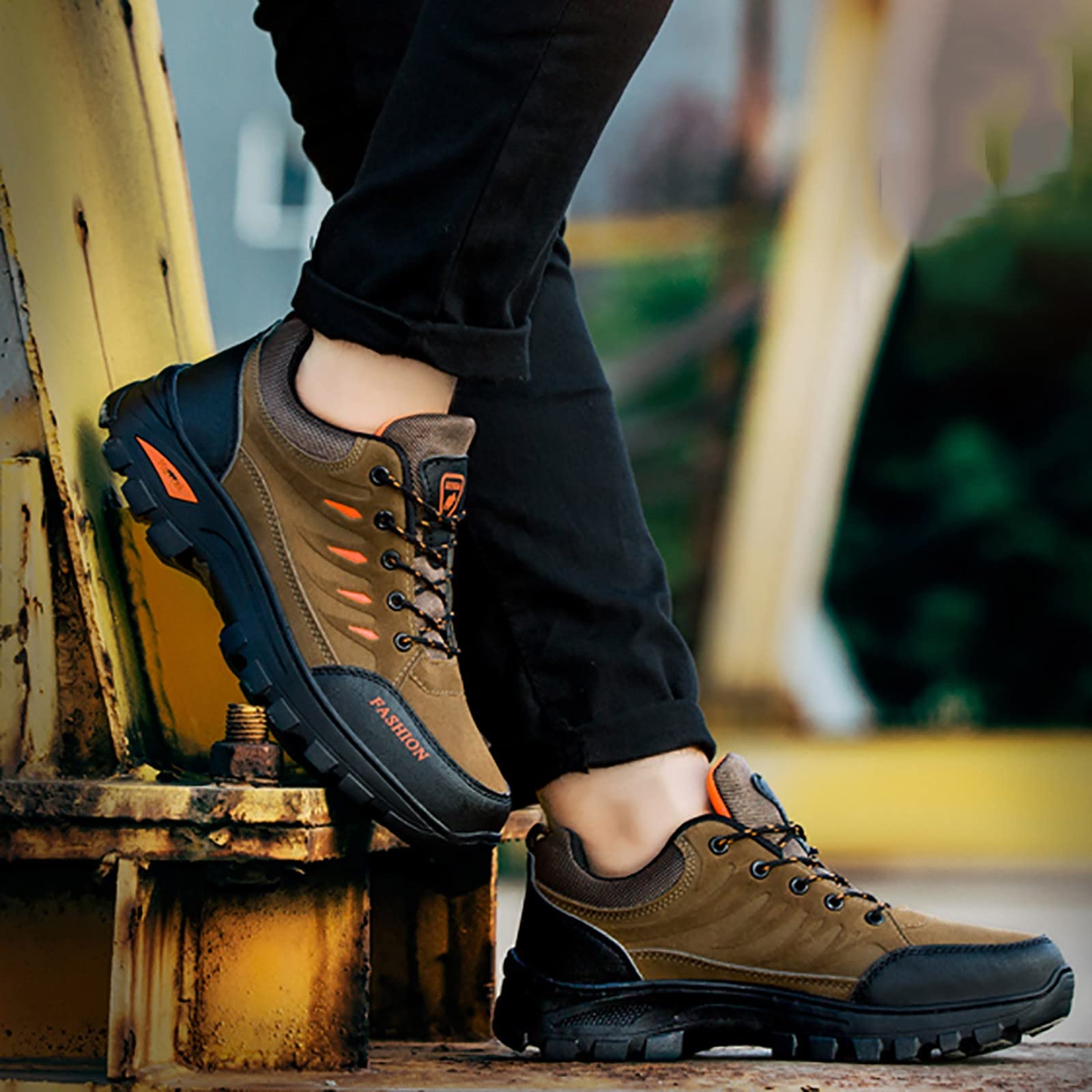 Wanderschuhe Herren Wasserdicht Atmungsaktiv, Trekkingschuhe Rutschfest