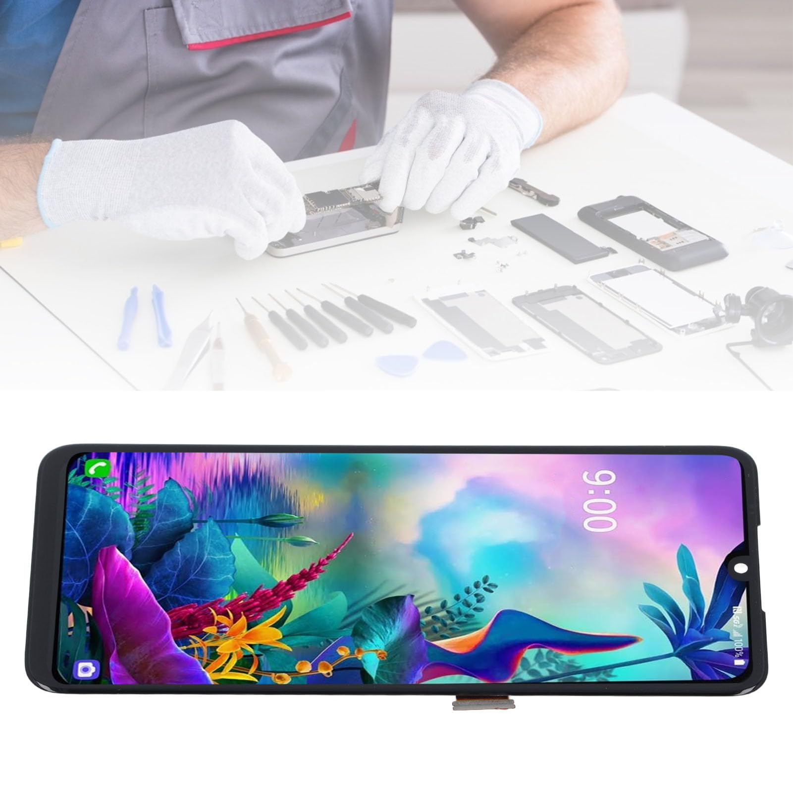 Gruppo Digitalizzatore Display Touch LED Sostituzione Schermo Ad Alta Risoluzione per G8X V50S 5G, Ideale per Problemi di reattività dello Schermo, per Appassionati di