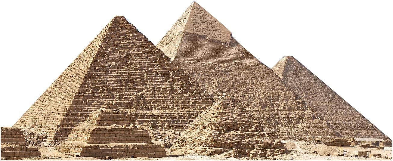 H13010 Great Pyramids Historic Landmark Cardboard Cutout Famous Building Standee Standup