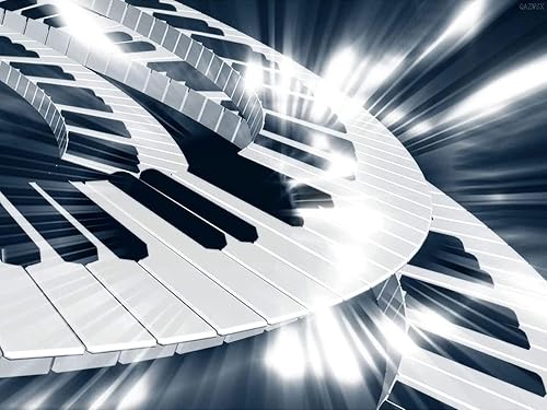 QAZWSX Kit de pintura con puntos de diamante 5D para teclado con diamantes de imitación bordado de mosaico de cristal manualidades decoración de