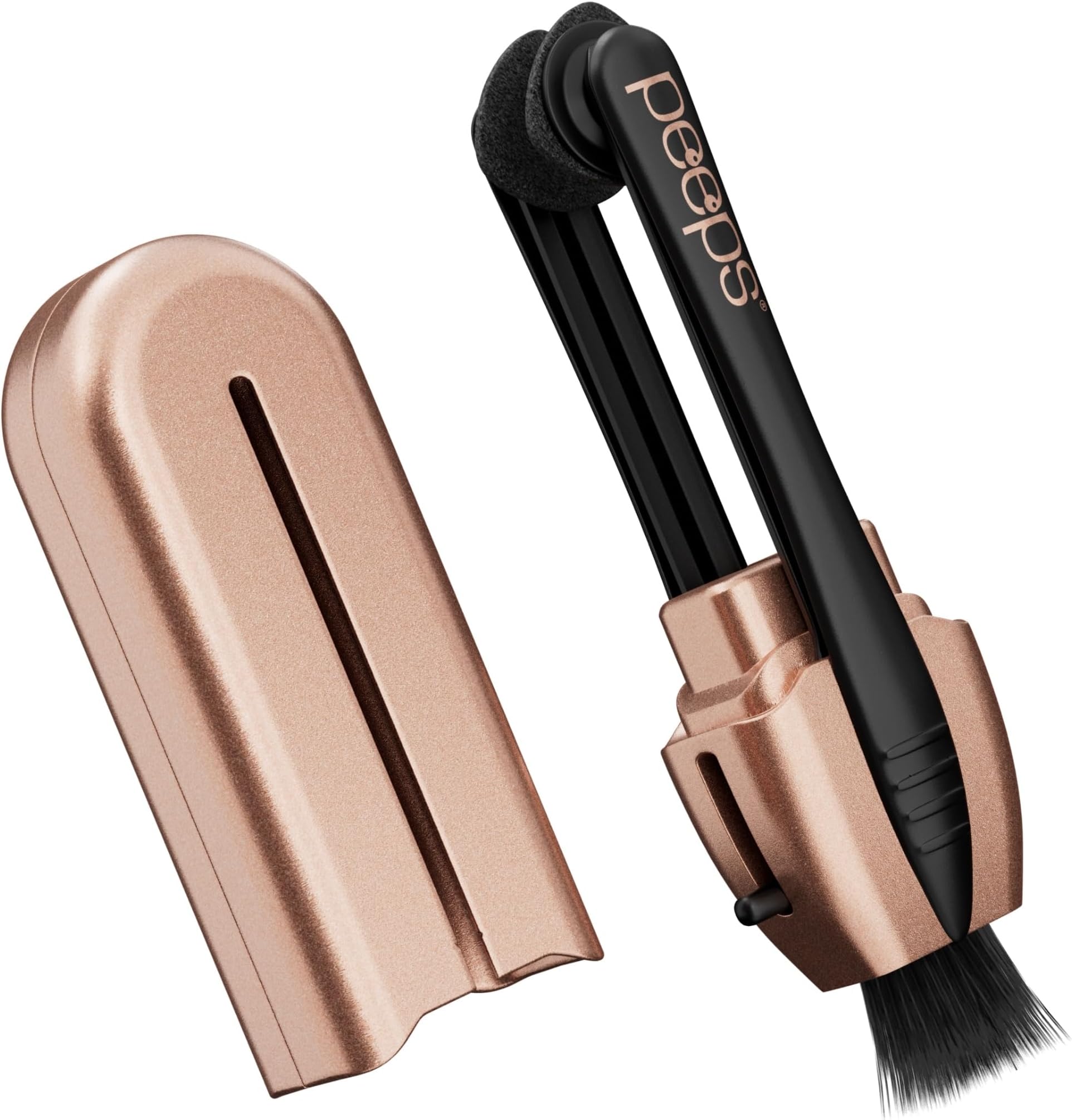 Carbon Klean Peeps Eyeglass Lens Cleaner - Efficient and Durable Carbon Microfiber Technology - Exclusively Used by NASA - 500 Uses (Rose Gold)