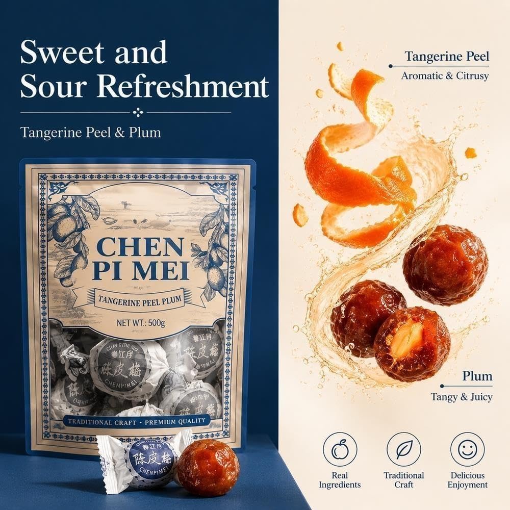 Pflaumenbonbon mit Zitrusschale 500g
