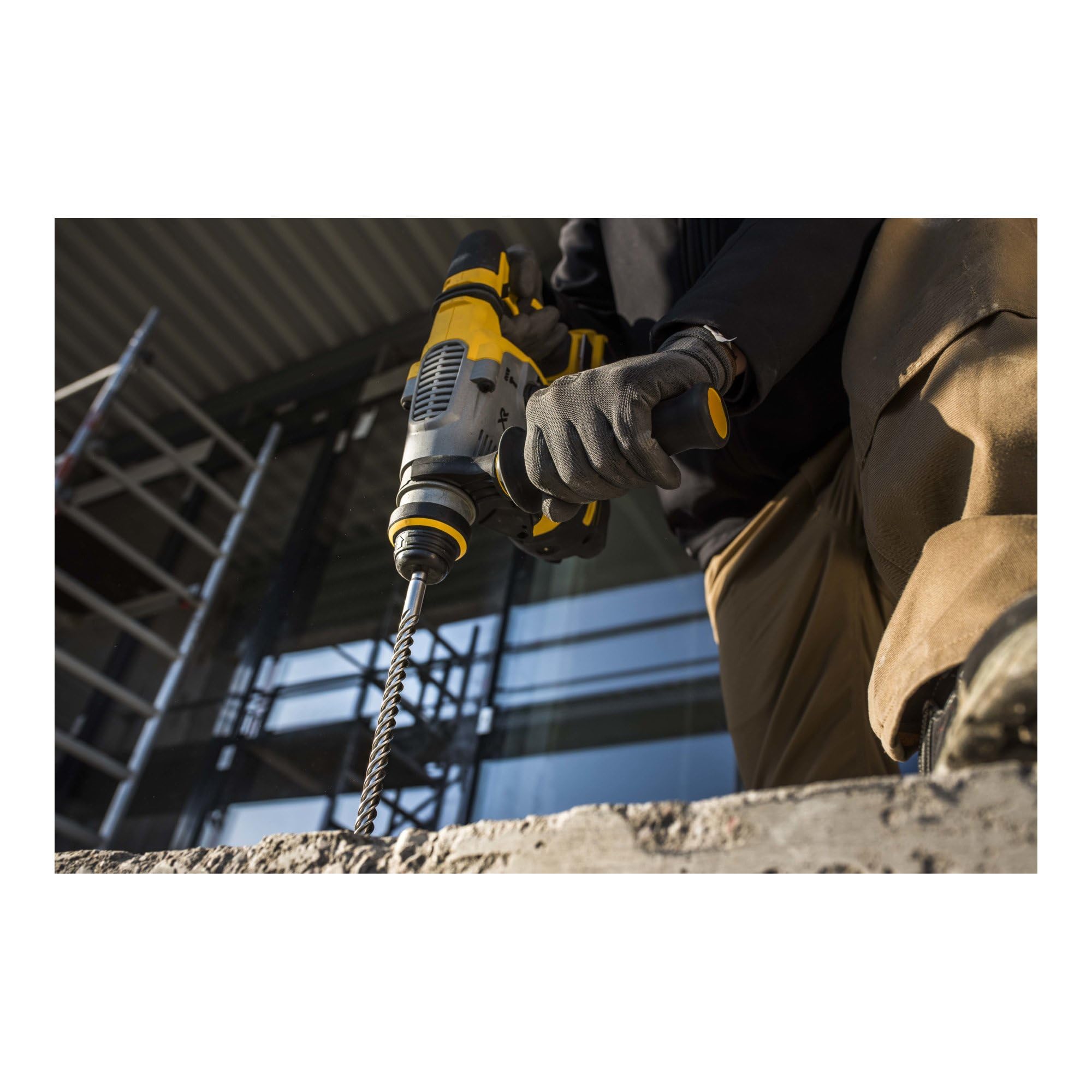 Heller Tools 291989 Set di punte a martello 1418 4Power AUS SDS Plus 11 pezzi, 100 X 12 X 160 mm