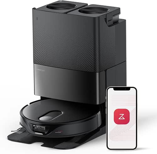 roborock Qrevo Slim Robot Vacuum and Mop Combo, 8.2cm Ultra-Slim,