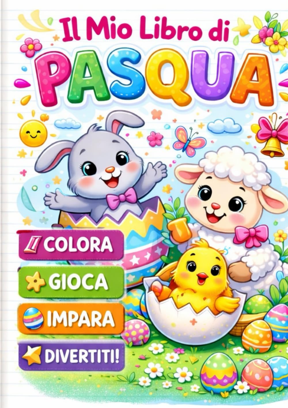 Il mio libro di pasqua da colorare: Libro da colorare
