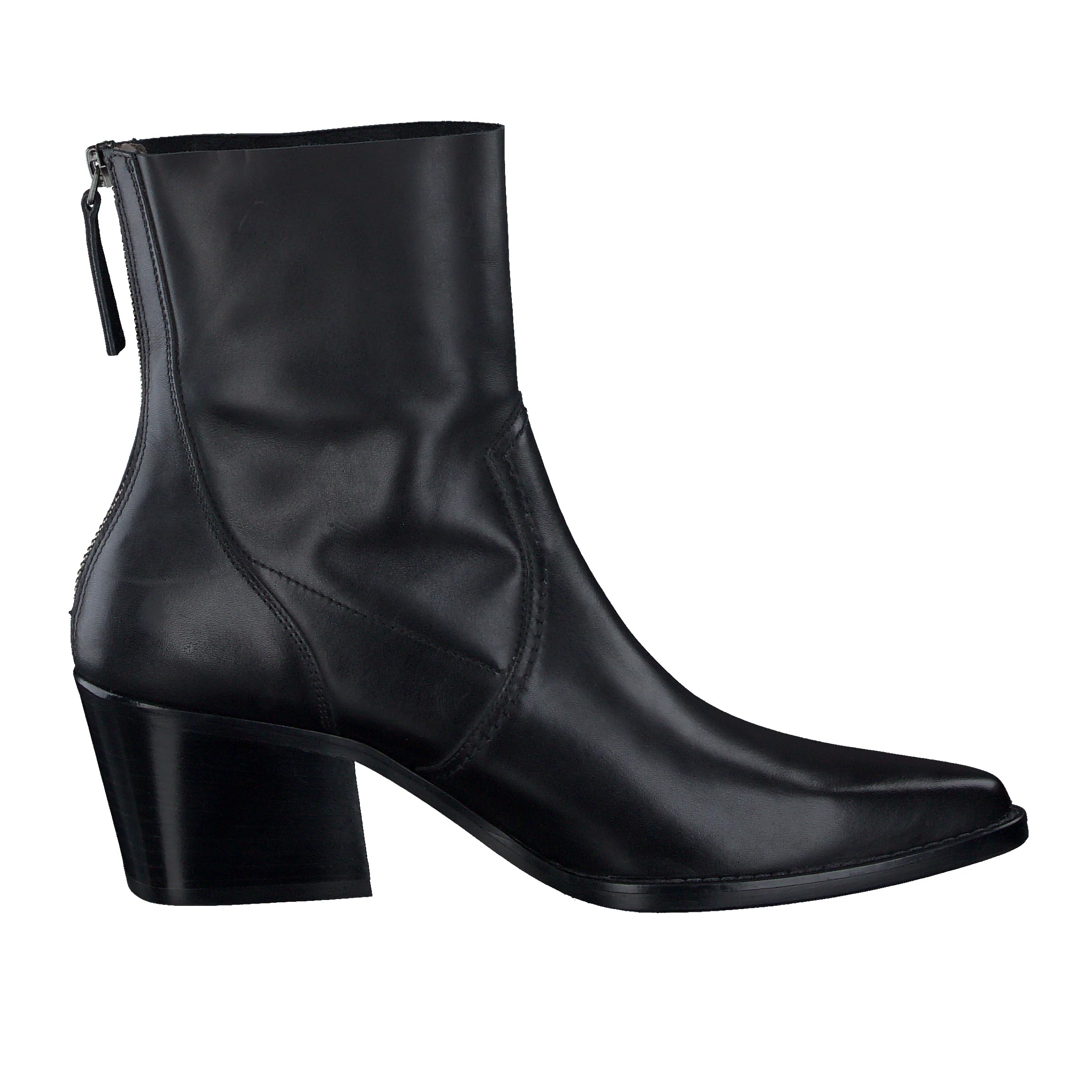 Paul Green Damen Ballerinas mit Absatz 8075-000 Weite XX-Schmal Reißverschluss