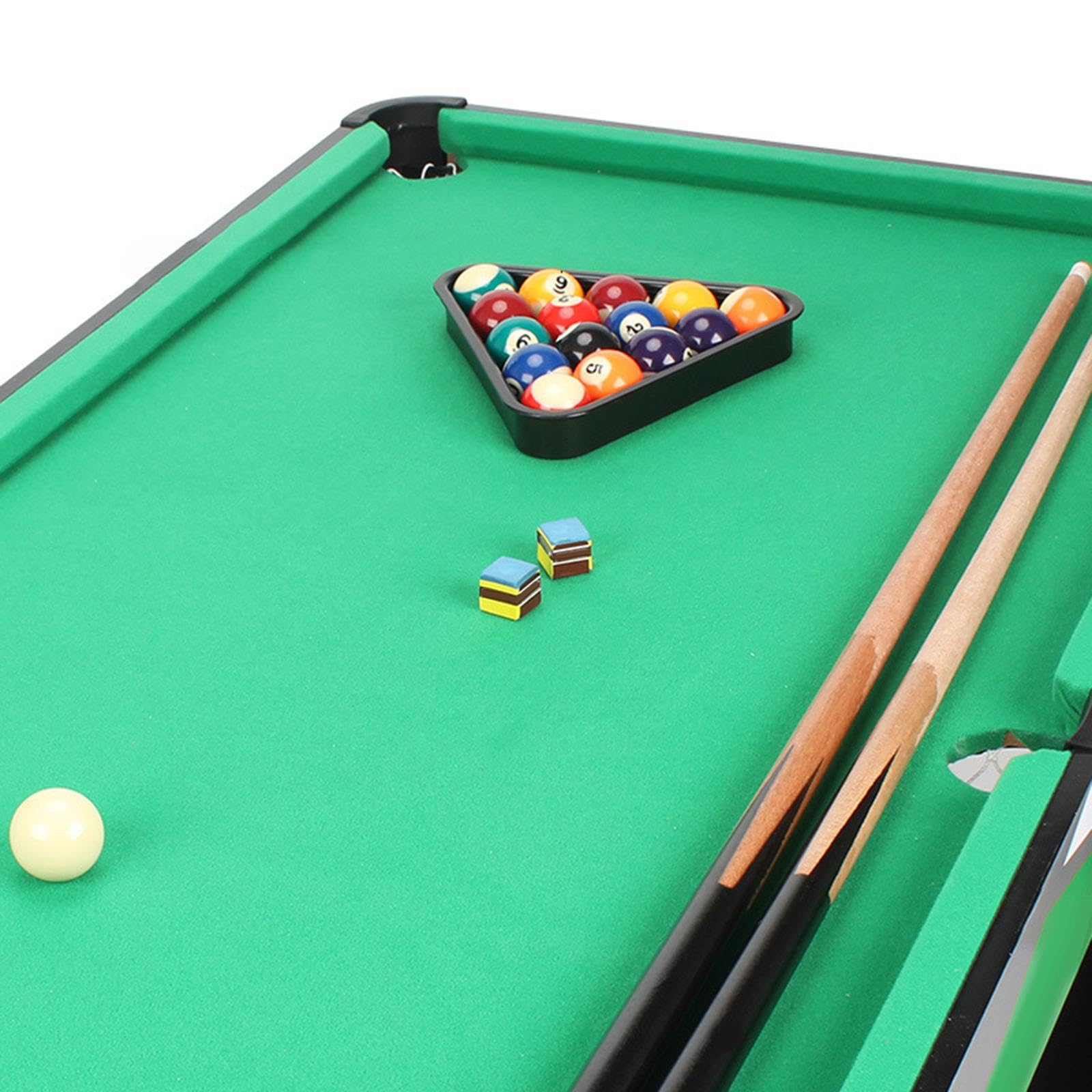 Set da Gioco Mini Biliardo con Stecche E Palle per