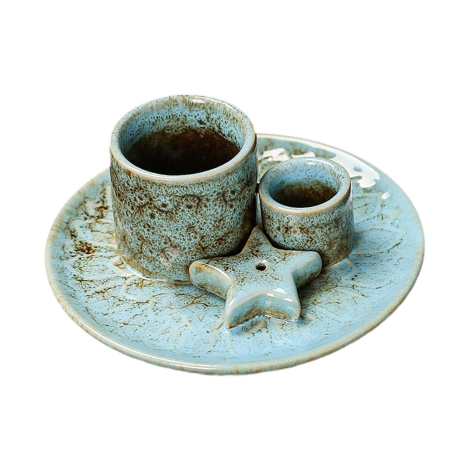 TWISAXC Meditation Room Incense Burner Holder Simple Nordic Sage Holder For Burning Multipurp Decoration Integrating Nordic