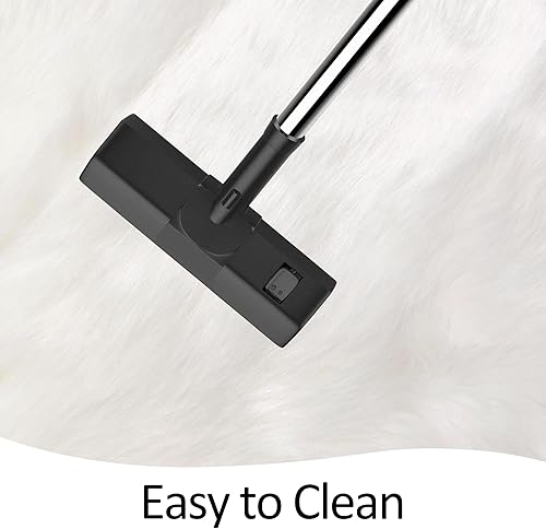 Miniatura 7 de Aoczes Alfombra blanca de piel sintética de 2 x 3 pies para dormitorio dormitorio sofá decoración del hogar lavable esponjosa alfombra pequeña