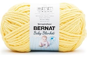 Bernat Baby Blanket BB Buttercup Yarn: Your Crochet and Knitting Comfort