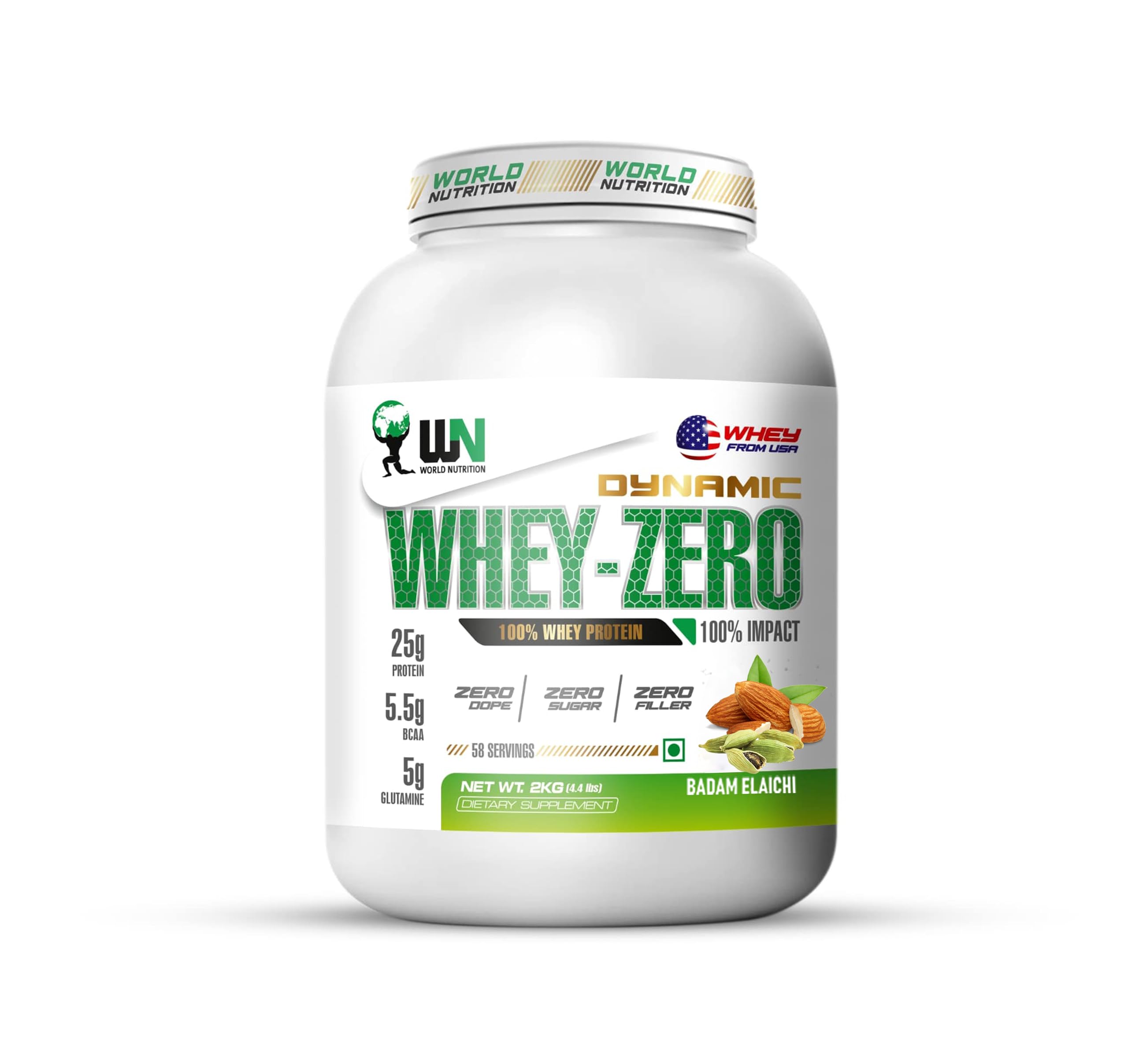 Dynamic Whey-Zero | Whey Protein Powder with 25g Protein, 5.5g BCAA & 5g Glutamine | For Muscle Growth, Workout Recovery & Strength Support | Cookies & Cream - 1Kg — Amazon image 22