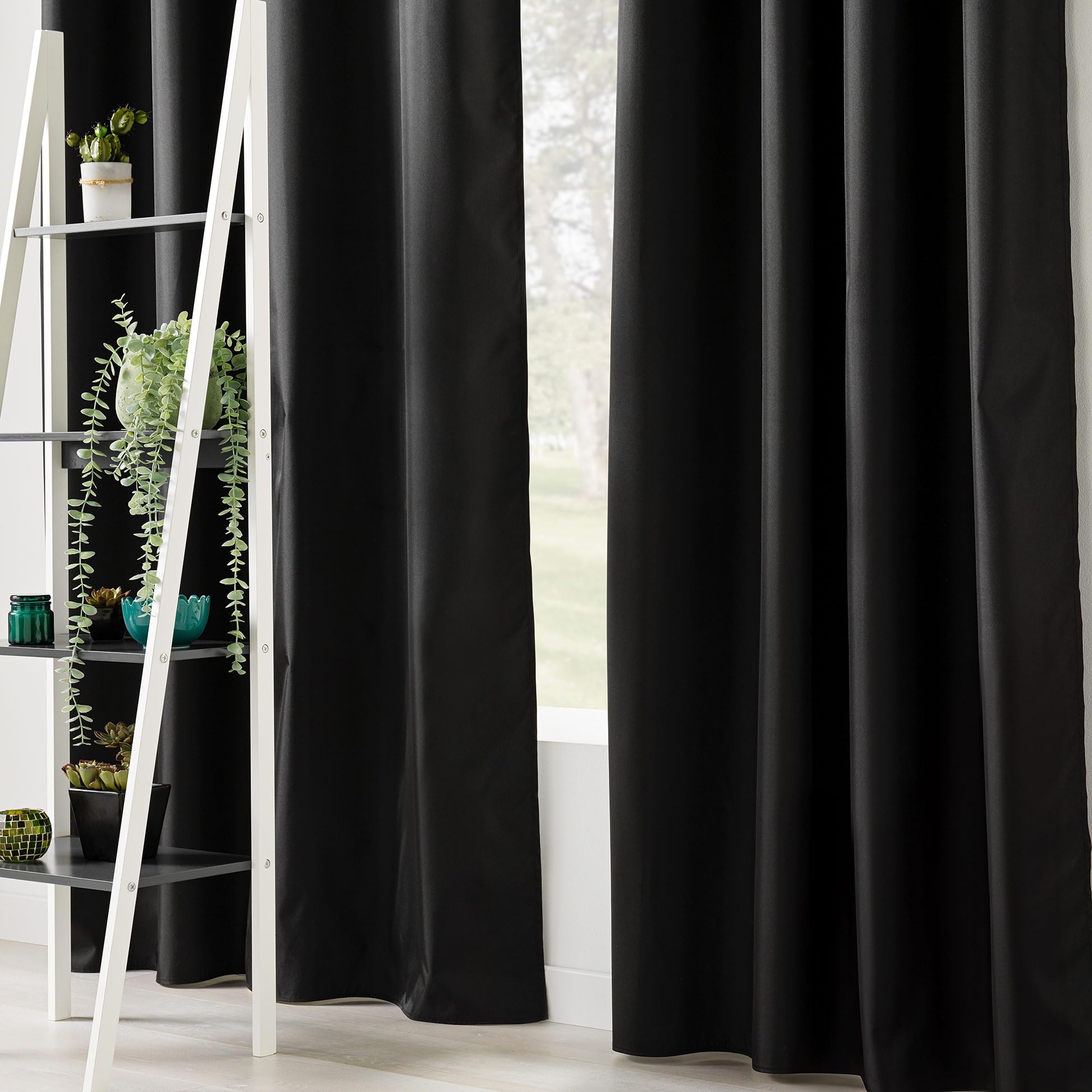 Tenda A Occhielli Douceur D'Intérieur Termica 140x260 Cm In Poliestere, Colore Icemount Naturale. Perfetta Per Isolare E Bloccare La Luce. - 3