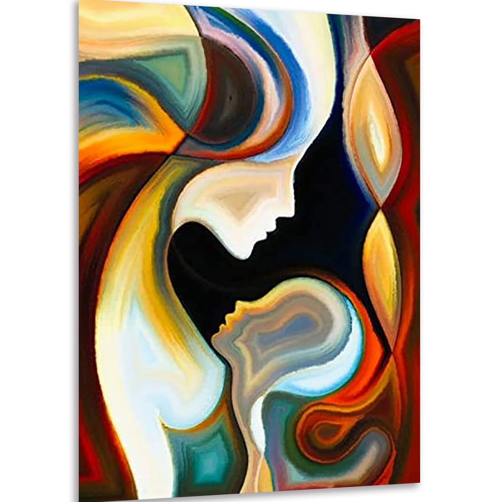 Instarry DIY Diamond Painting Kit 5D Full Amore Materno Disegni con Diamantini Quadri Soggiorno 90x60 cm