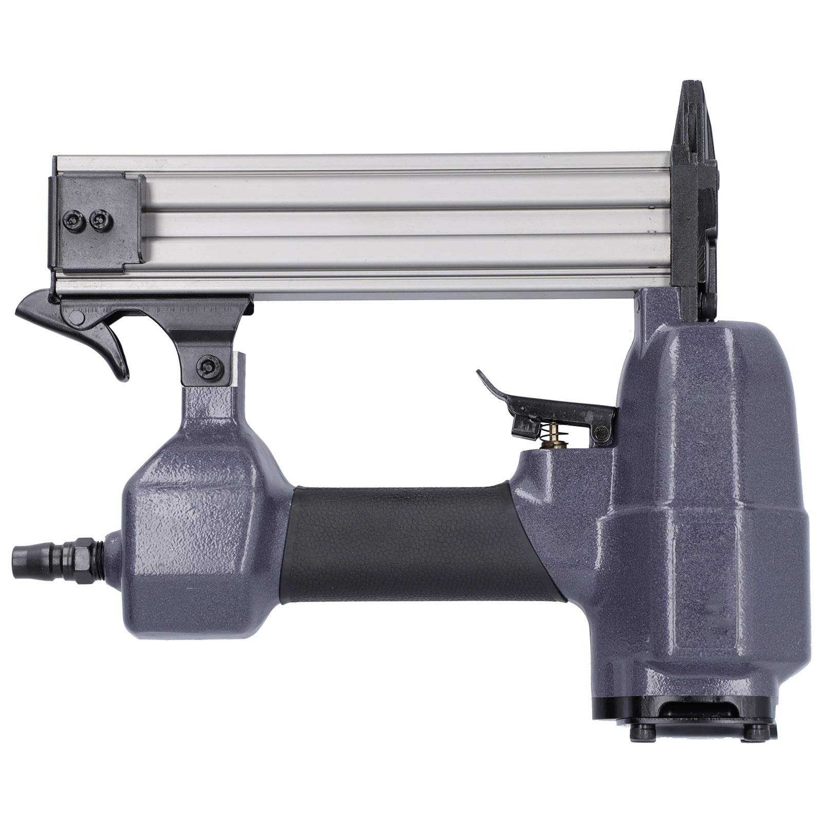 Clavadora Brad de alta resistencia, clavadora neumática de aire, pistola grapadora, herramienta profesional para trabajar la madera para decoración de mejoras del hogar, aluminio,