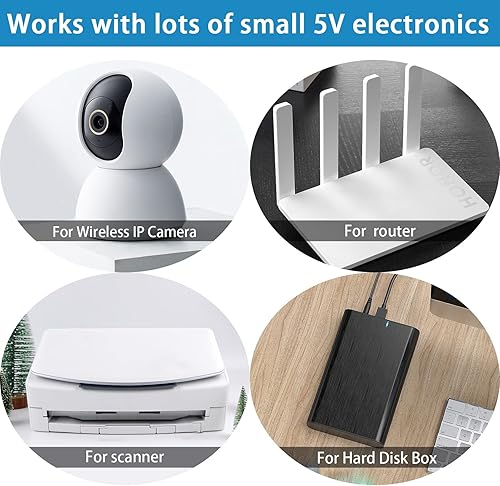 Miniatura 9 de Cable de alimentación de 5 V CC, adaptador de fuente de alimentación de 5 voltios y 3 amperios, para pistola masajeadora de 5 Vdc 3A 2A 1A Pistola