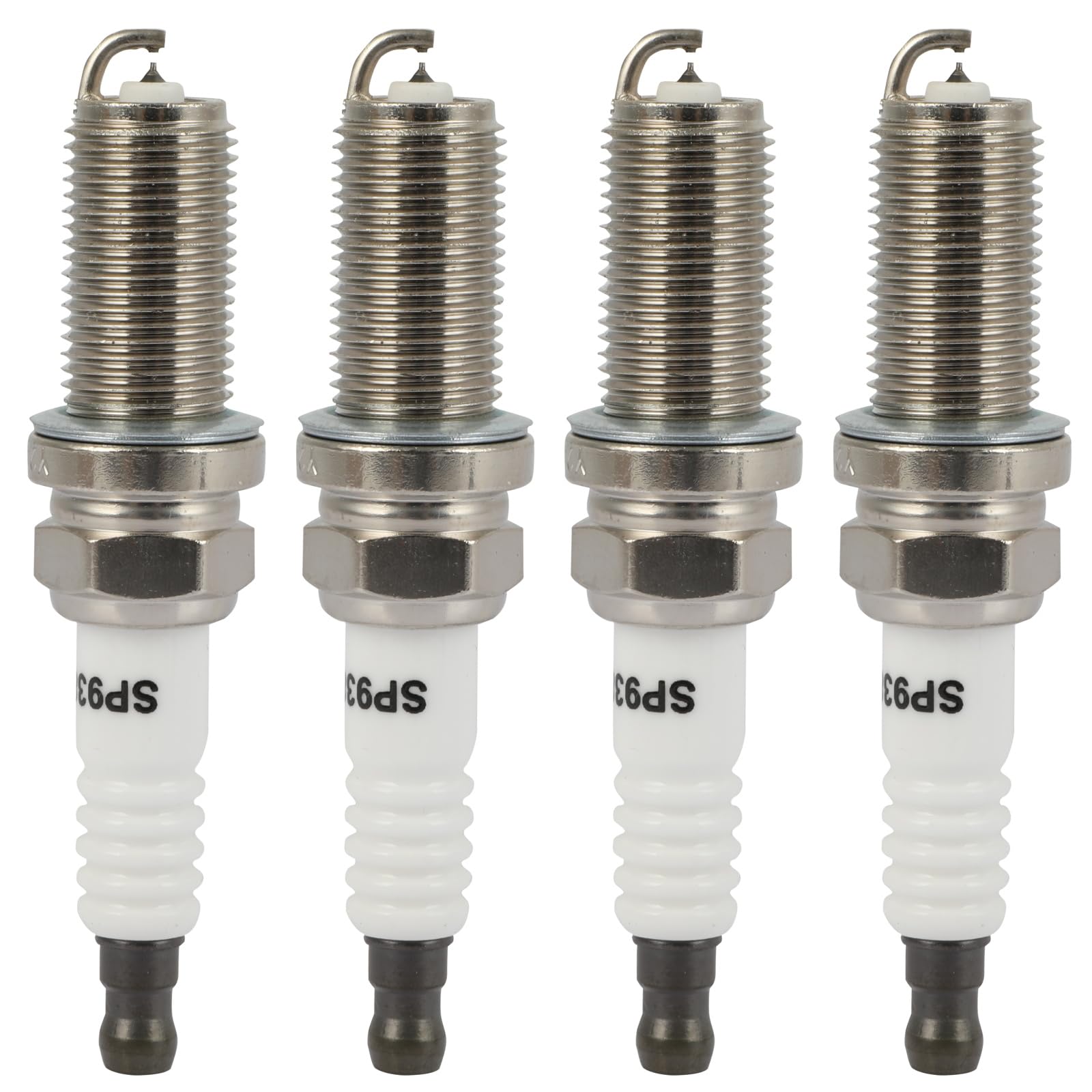 ECCPP Spark Plug Platinum Iridium Fit for Hyundai for Genesis Coupe 2013-2014,for Mercedes-Benz for C23 2003-2005 Replacement for 93893 (4 Spark Plugs)