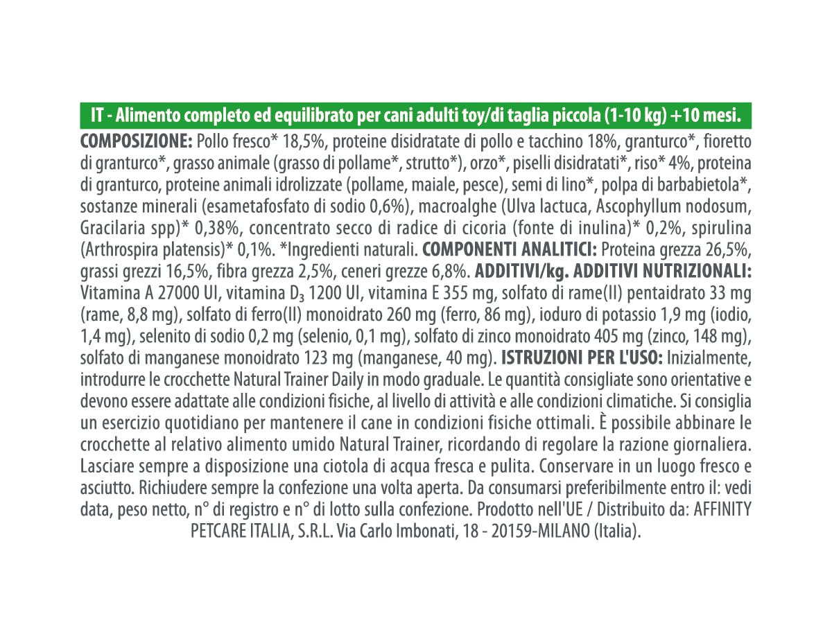 trainer Natural Small Sucha karma dla psów - 7 kg