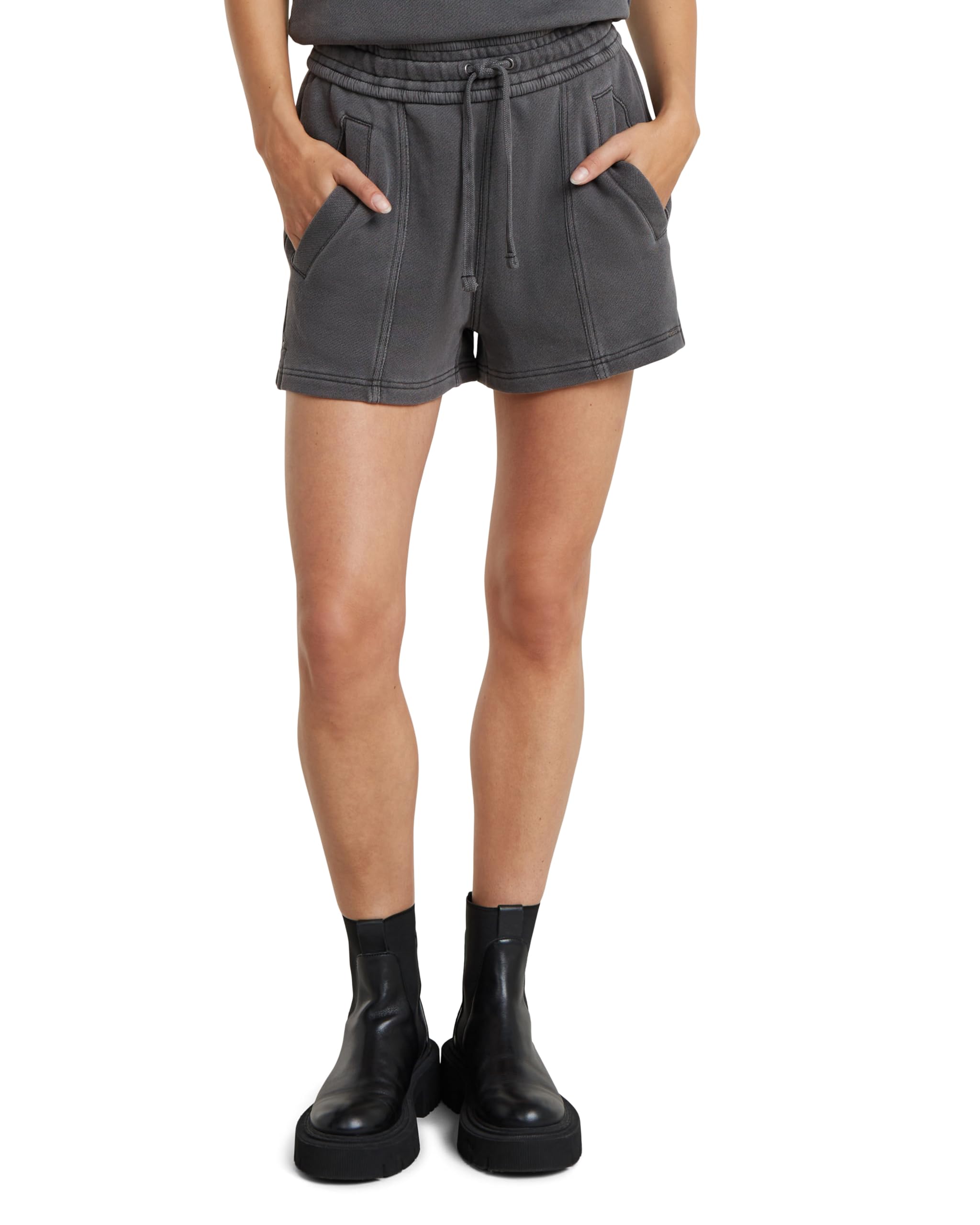 G-Star Women's Overdyed Sweat Shorts , Black (dk black gd D24571-D575-B564), XXS
