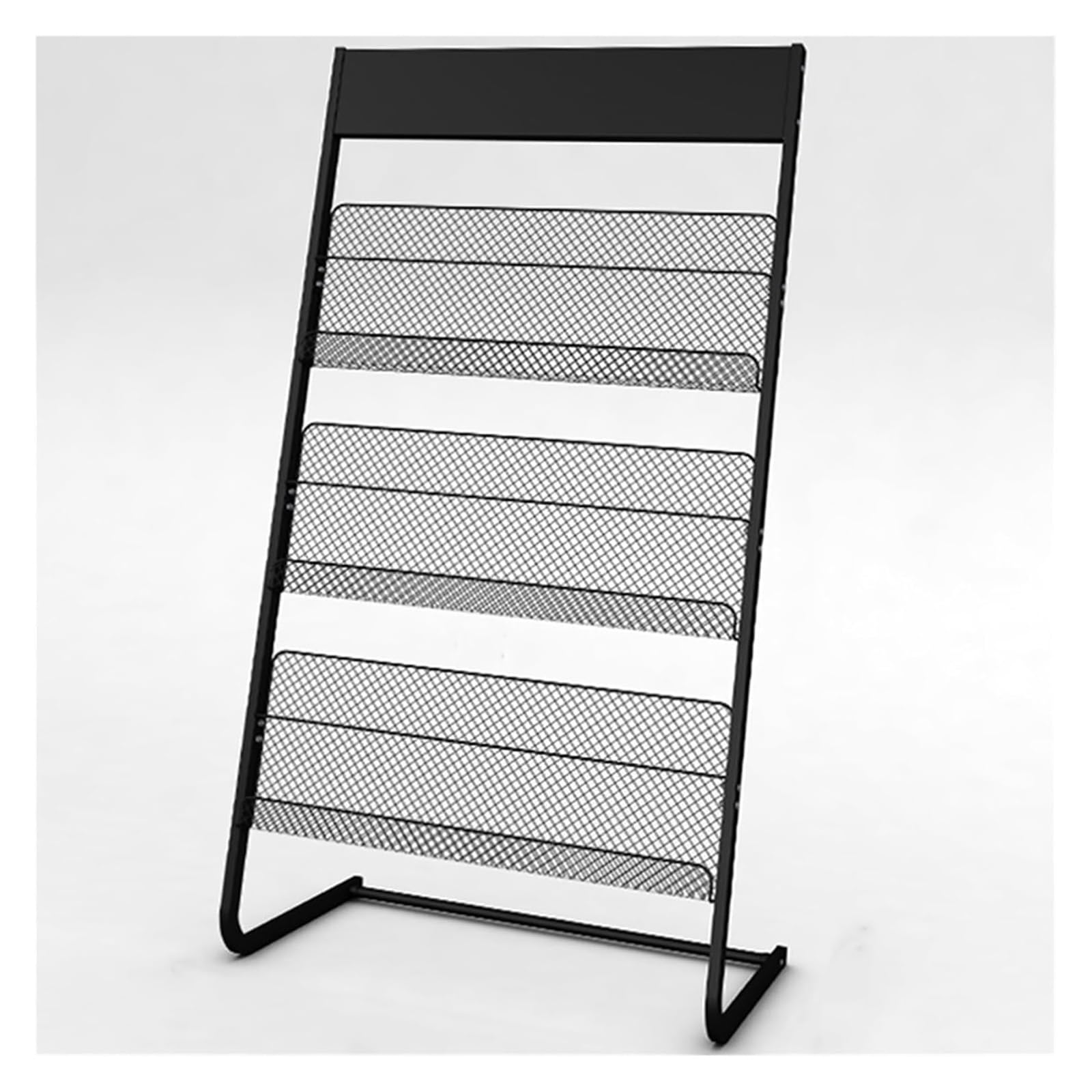 Expositor Giratorio para folletos - Revistero de Suelo para centros comerciales, hospitales y oficinas - Organizador de información para folletos y periódicos (30 x 38 x 137 cm)