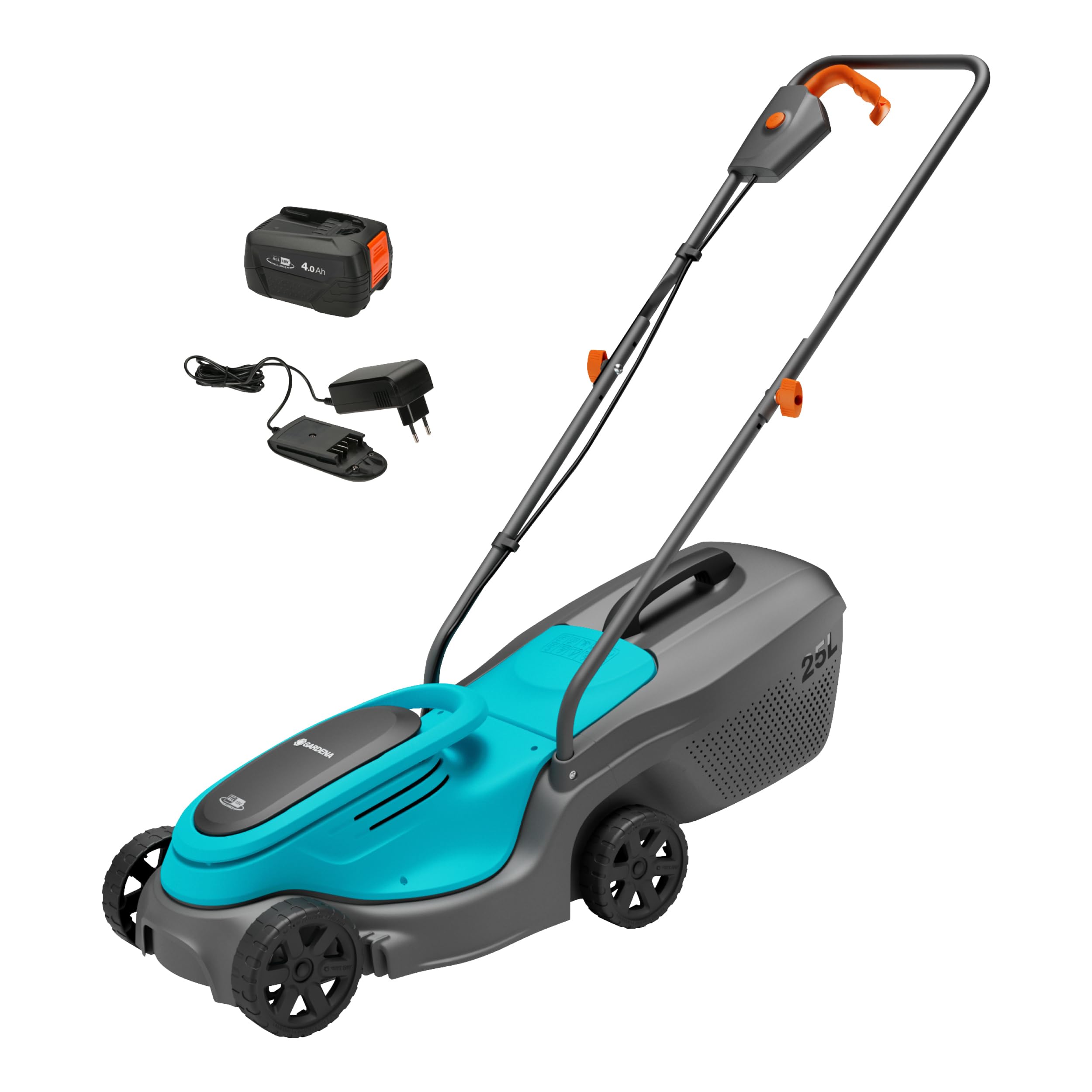 Gardena Akku-Rasenmäher PowerMax 30/18V P4A Ready-To-Use-Set
