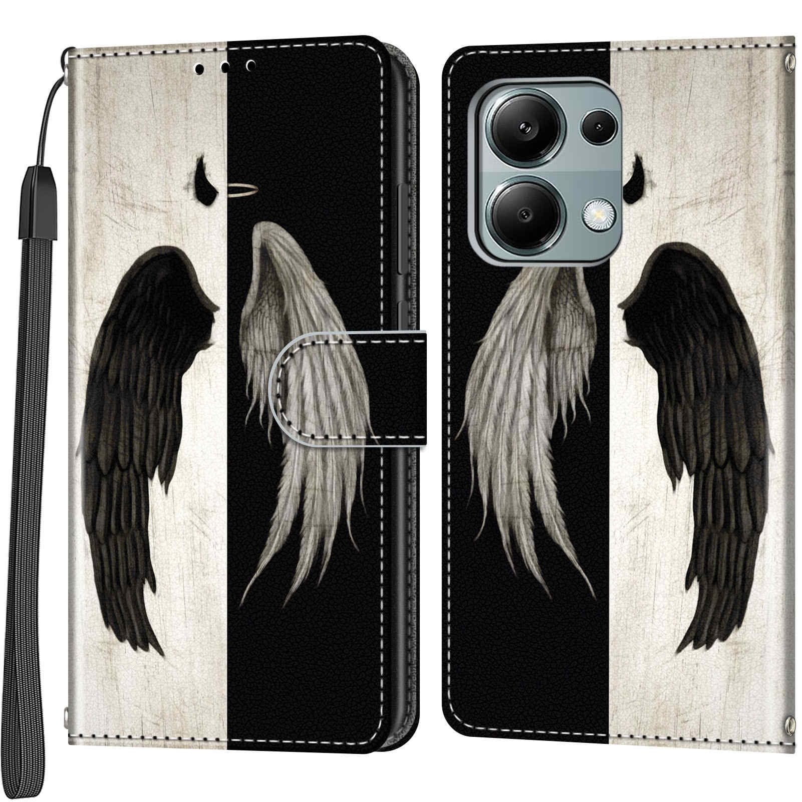 BEZ Cover Portafoglio Con Magnetica Per Xiaomi Redmi Note 13 Pro 4G | Custodia In Tela E PU Con Portacarte E Supporto | Protezione RFID E Anticaduta