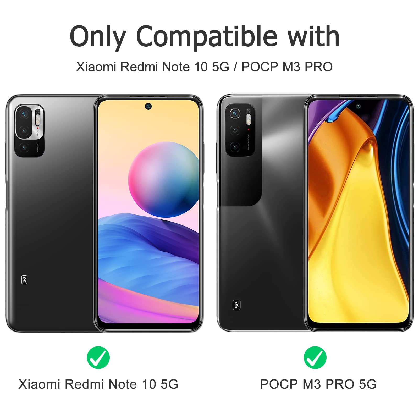 ONEFLOW Custodia morbida compatibile con Redmi Note 10 5G/Poco M3 Pro