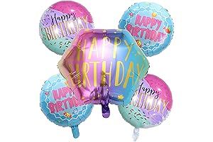 5 Pcs Happy Birthday Balloon Set