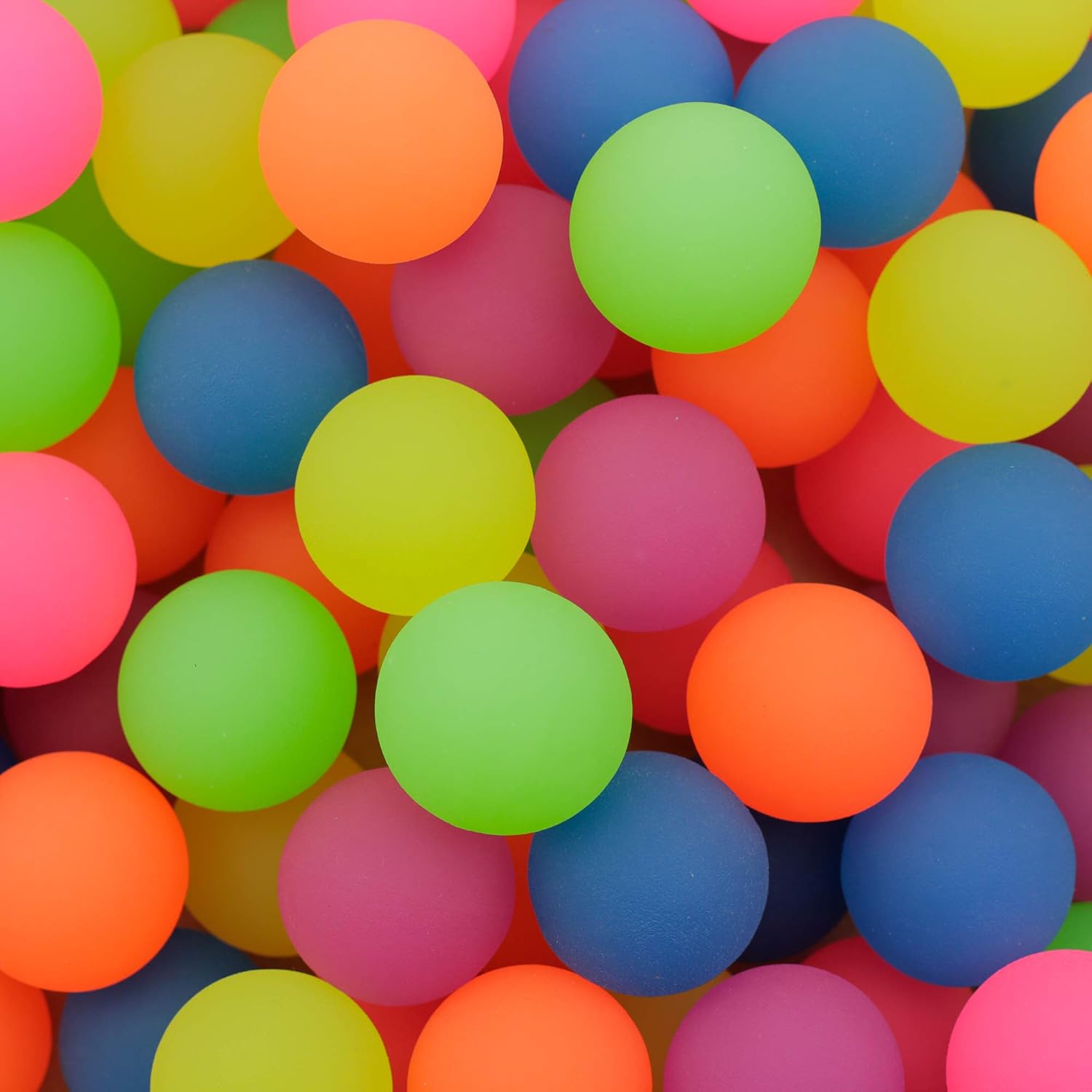 Entervending Bouncy Balls - 1" Small Bouncing Balls - Assorted Colors Bounce Ball - Bouncing Rubber Ball for Kids - Vending Machine Refill Toys Bulk - Party Favors