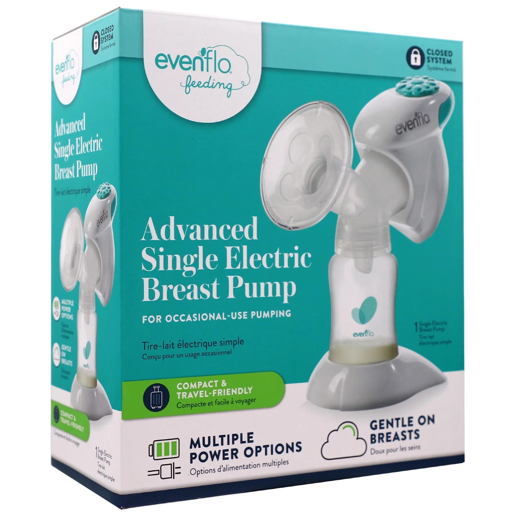 Genericevenflos Advanced Single Electric Breast Pump Includes