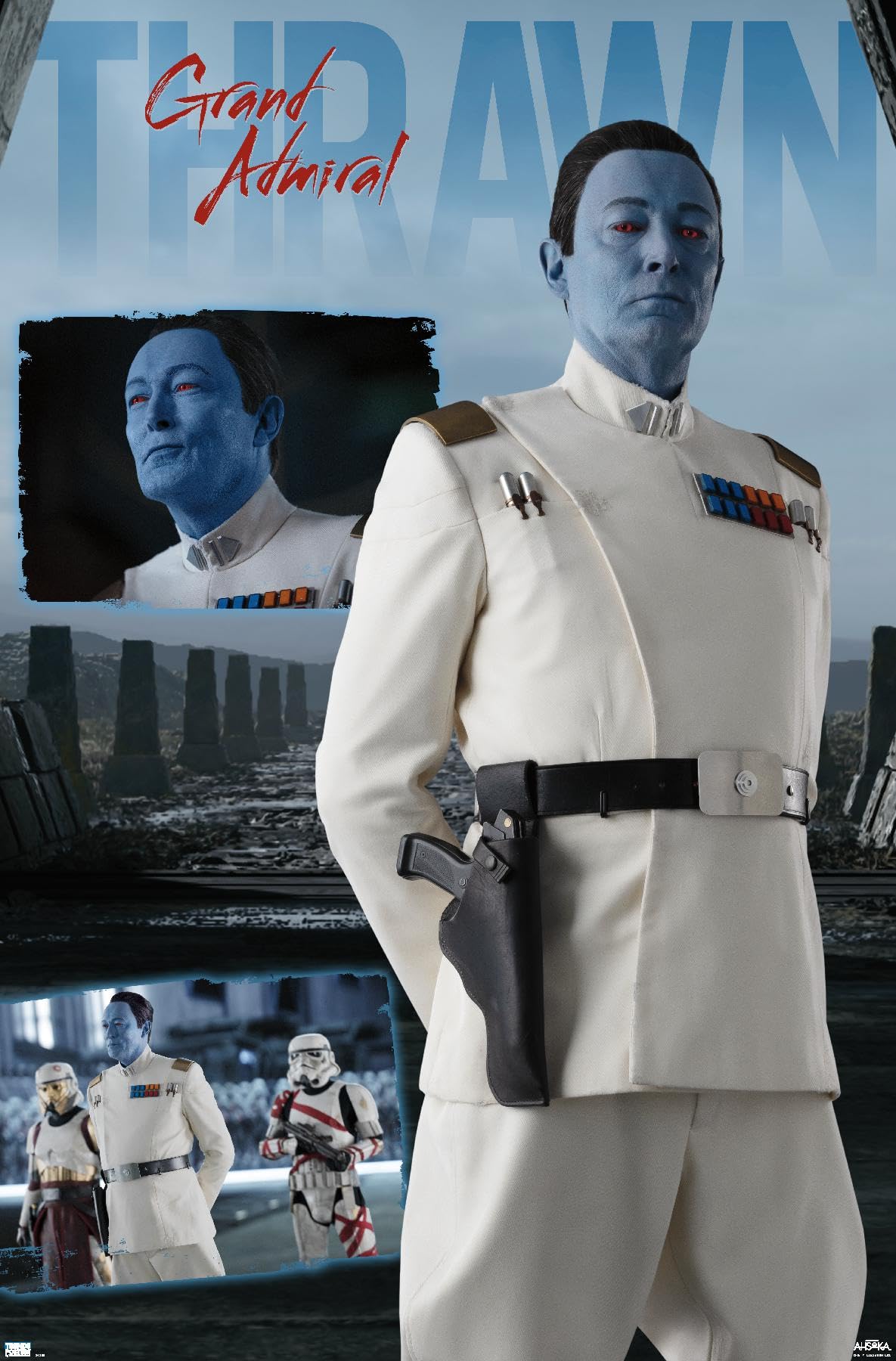 Trends International Star Wars: Ahsoka - Grand Admiral Thrawn Wall Poster, 34L x 22.4W, Unframed Version