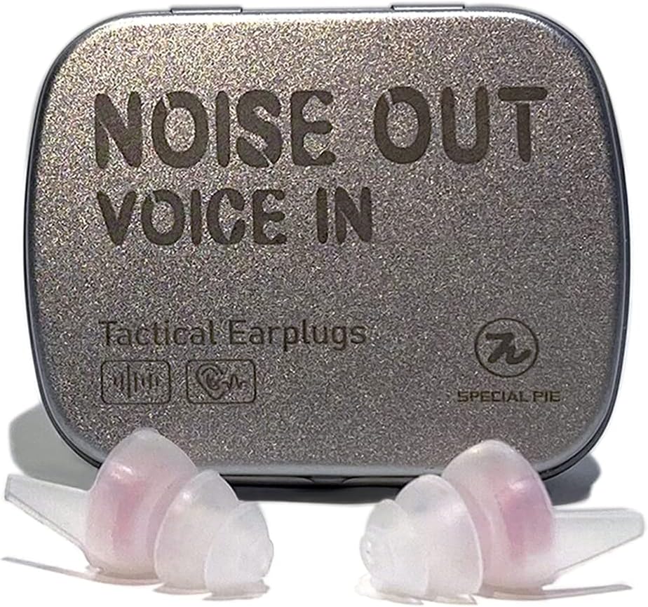 Shooting Ear Plugs with Impulse Noise Reduction, 30 dB NRR Filtered Hearing Protection - Silicone & Reusable Ear Plugs for Outdoor Shooting, Firing Range & Hunting